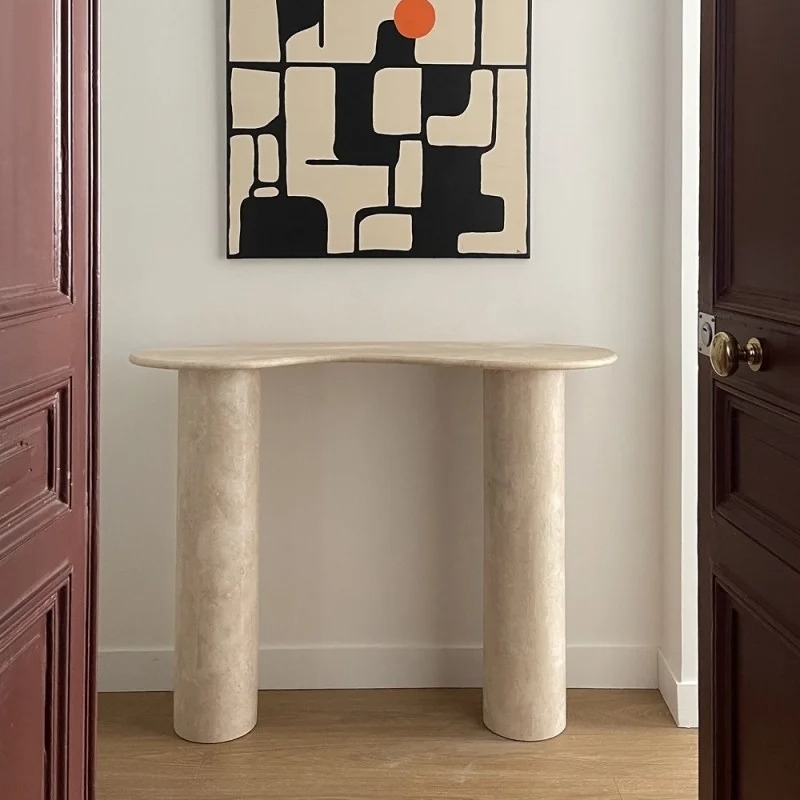 Marble Console Table for Living Room