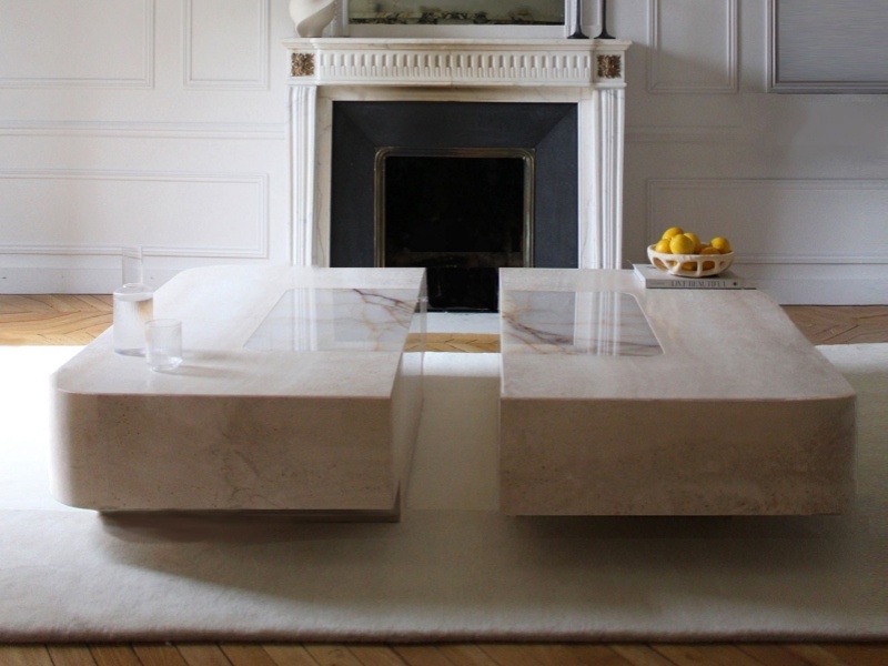 ما هو السبب وراء شعبية الرخام في صناعة الضيافة؟