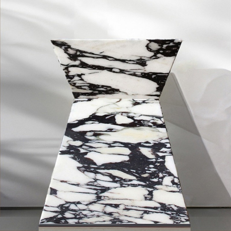 Calacatta Viola Marble Side Table